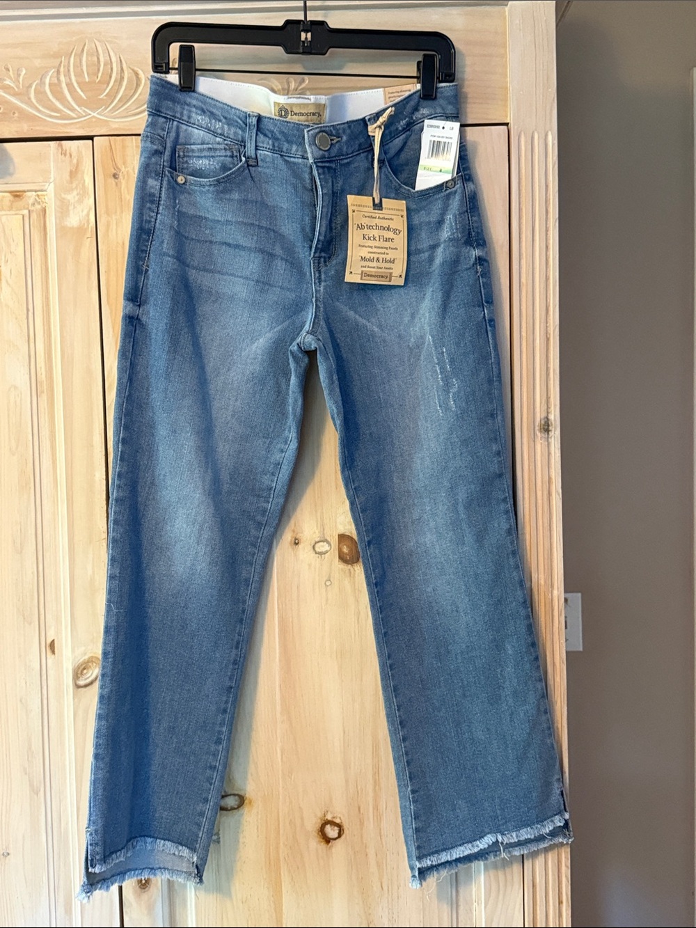 Democracy Light Blue Kick Flare Jeans